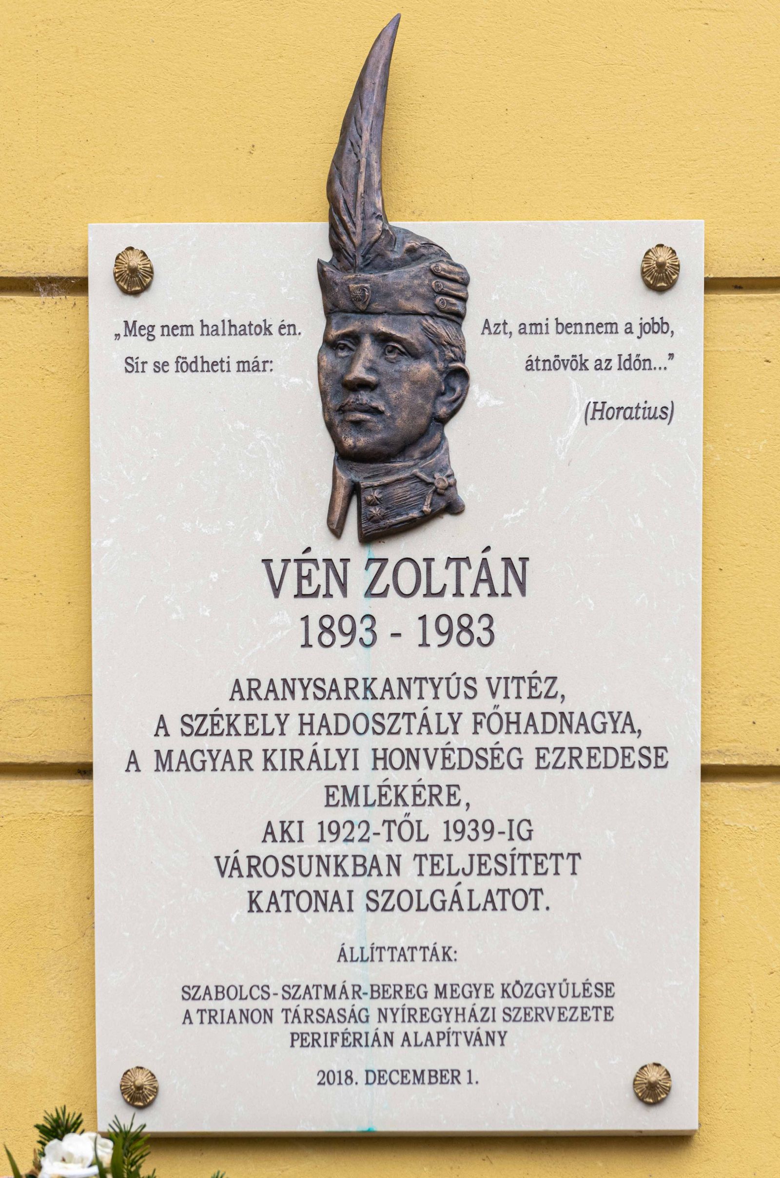 Bereg, Szabolcs és Szatmár vármegyék utolsó aranysarkantyús vitézeinek emlékezete 